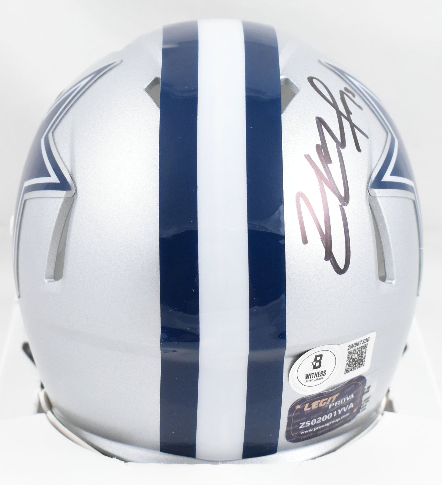 Zack Martin Autographed Dallas Cowboys Speed Mini Helmet - Beckett W Hologram
