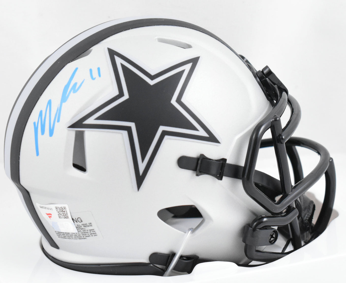 Micah Parsons Autographed Dallas Cowboys Rave Speed Mini Helmet - Fanatics