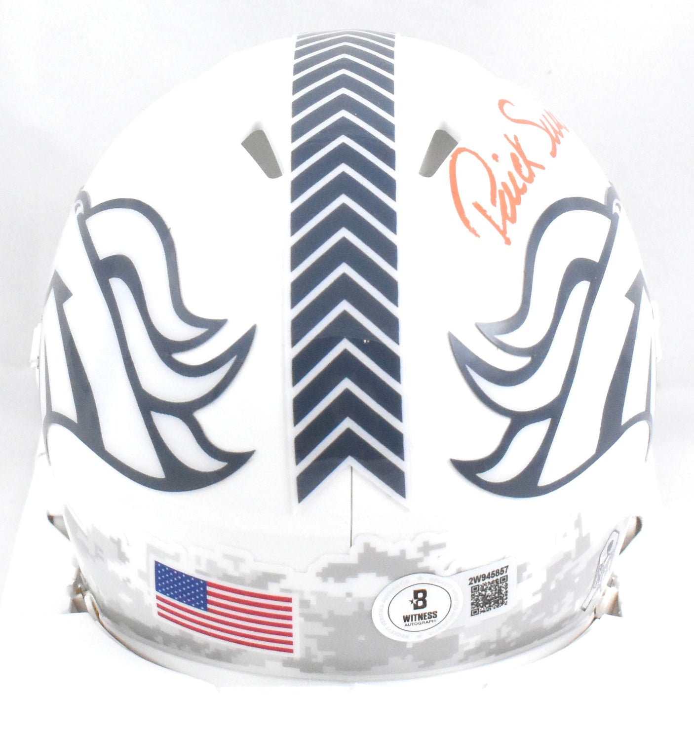 Patrick Surtain II Signed Broncos Salute 2024 Speed Mini Helmet - Beckett W Holo