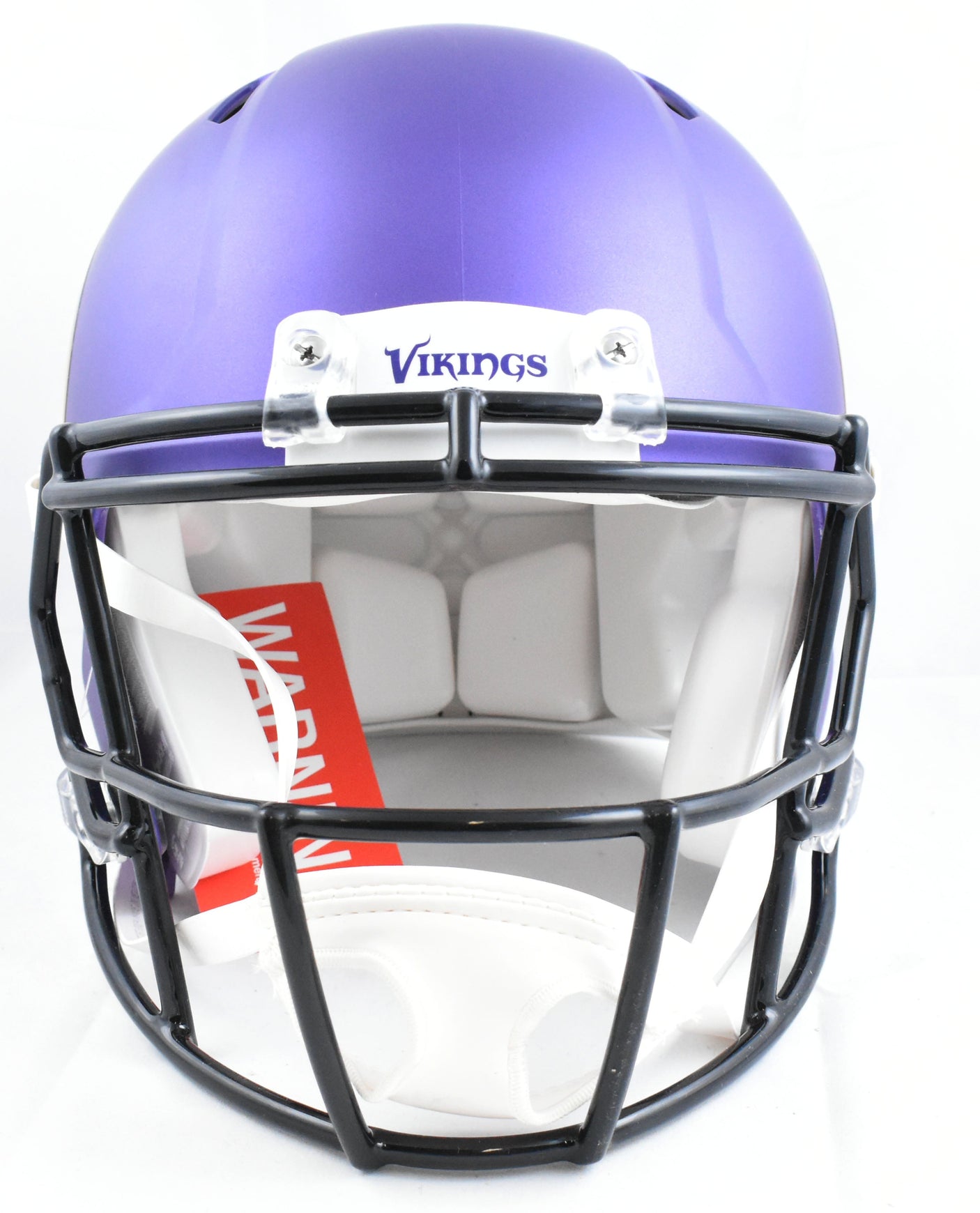 Justin Jefferson Autographed Vikings F/S Speed Authentic Helmet - Beckett W Holo