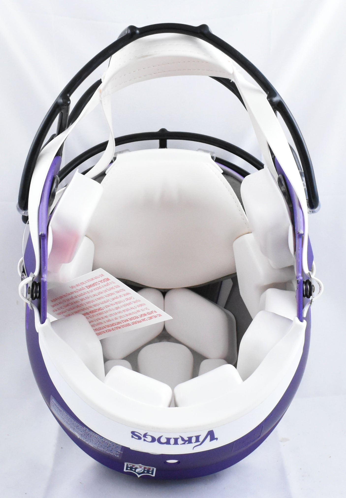 Justin Jefferson Autographed Vikings F/S Speed Authentic Helmet - Beckett W Holo