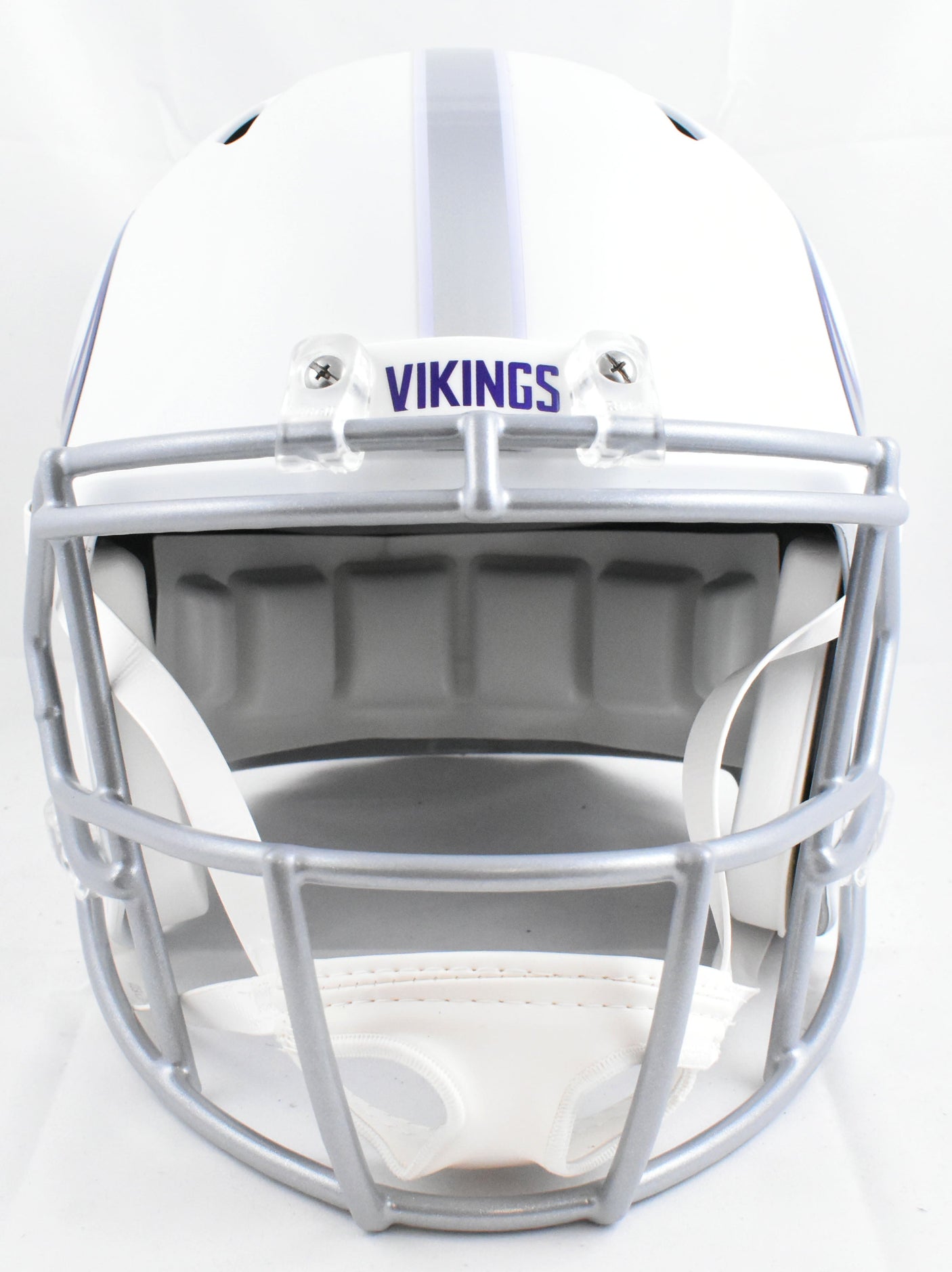 Justin Jefferson Autographed Vikings F/S Alt 2024 Speed Helmet - Beckett W Holo