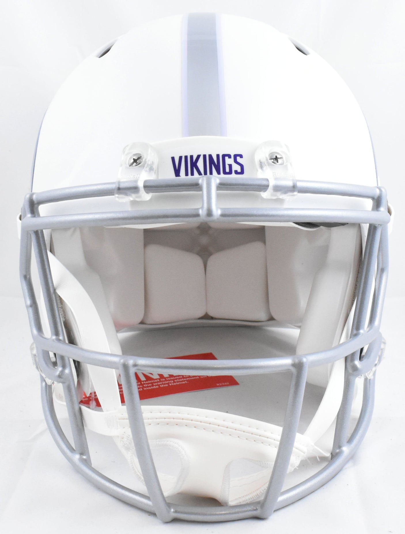 Justin Jefferson Signed Vikings F/S Alt 2024 Speed Authentic Helmet - Beckett W