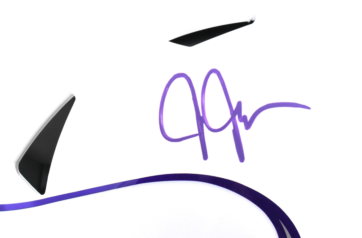 Justin Jefferson Autographed Vikings F/S Alt 2024 SpeedFlex Helmet - Beckett W