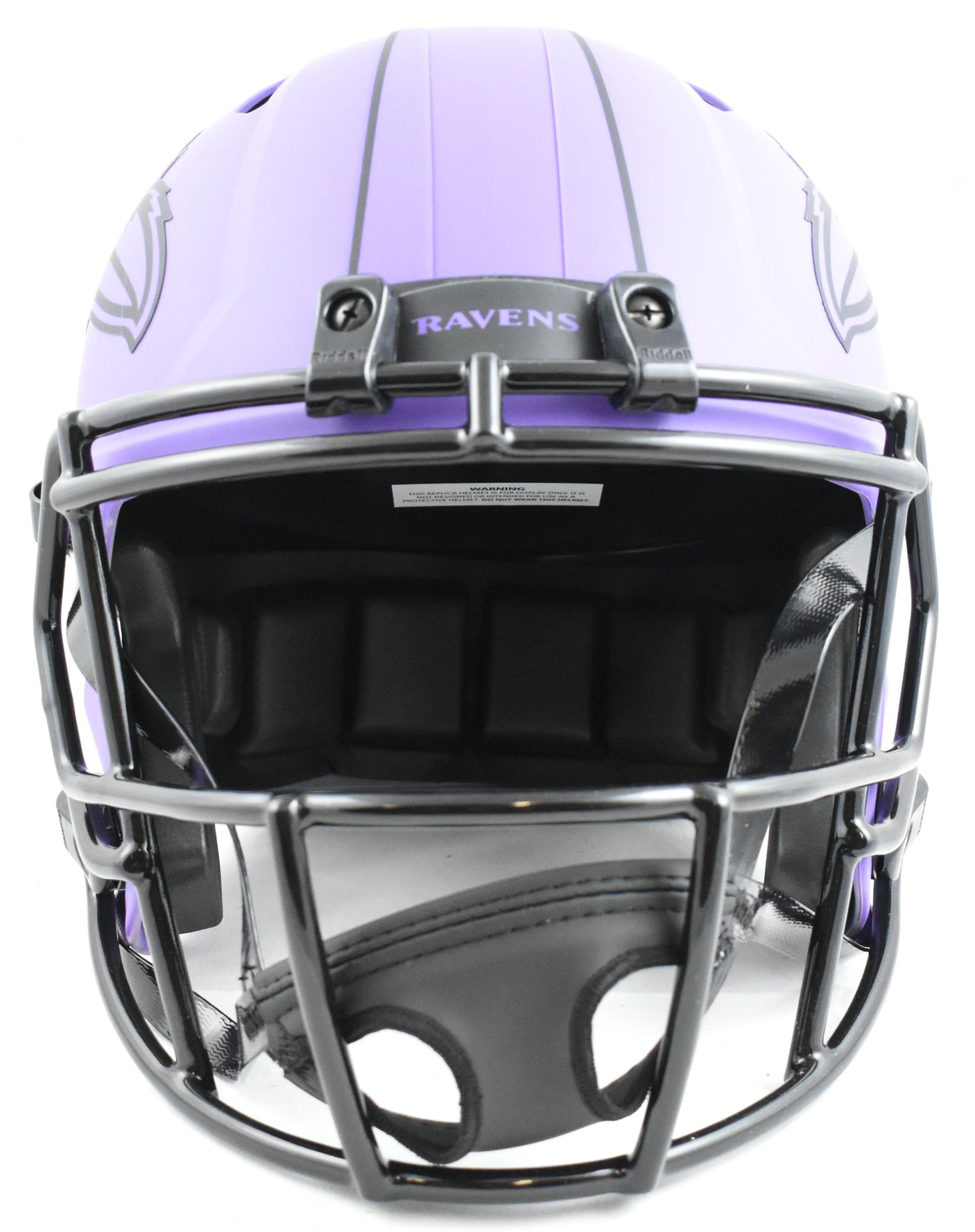 Ray Lewis Autographed Baltimore Ravens F/S Rave Speed Helmet - Beckett W Holo