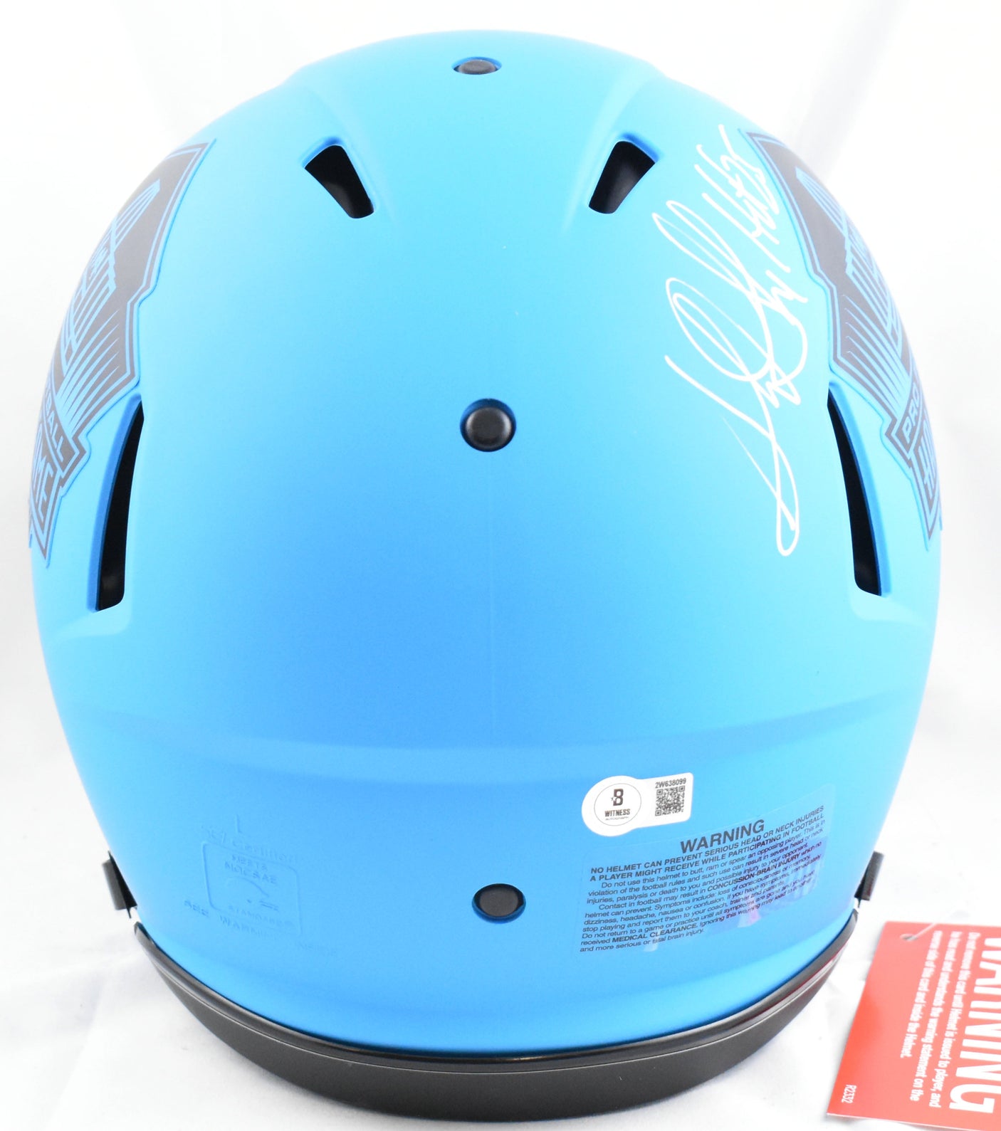 Shannon & Sterling Sharpe Signed NFL F/S Rave Speed Authentic Helmet - Beckett W