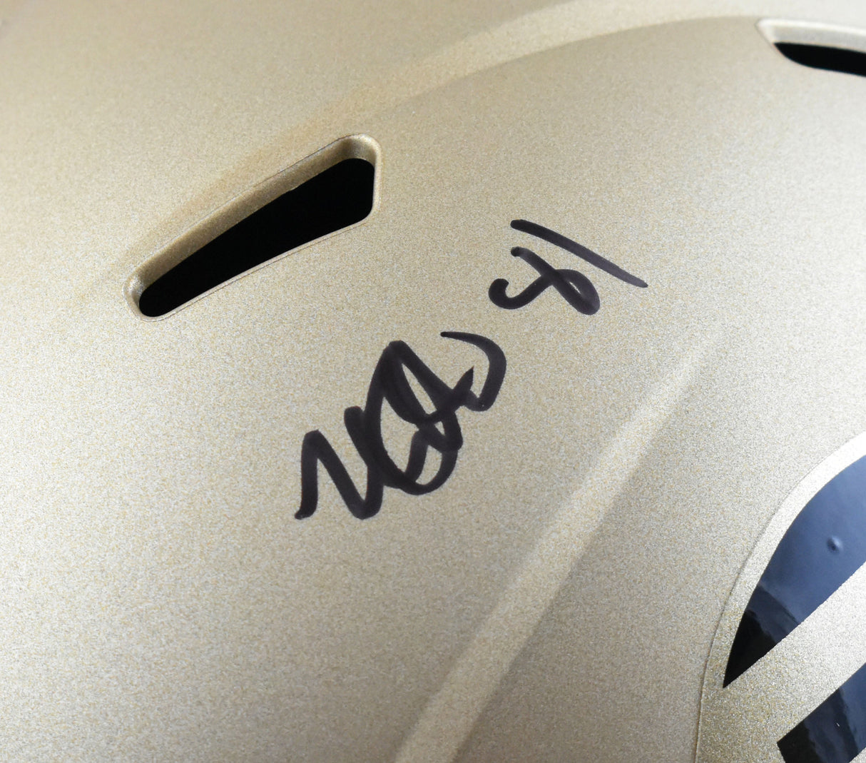 Kordell Stewart Michael Westbrook Signed Colorado F/S Speed Helmet - Beckett W