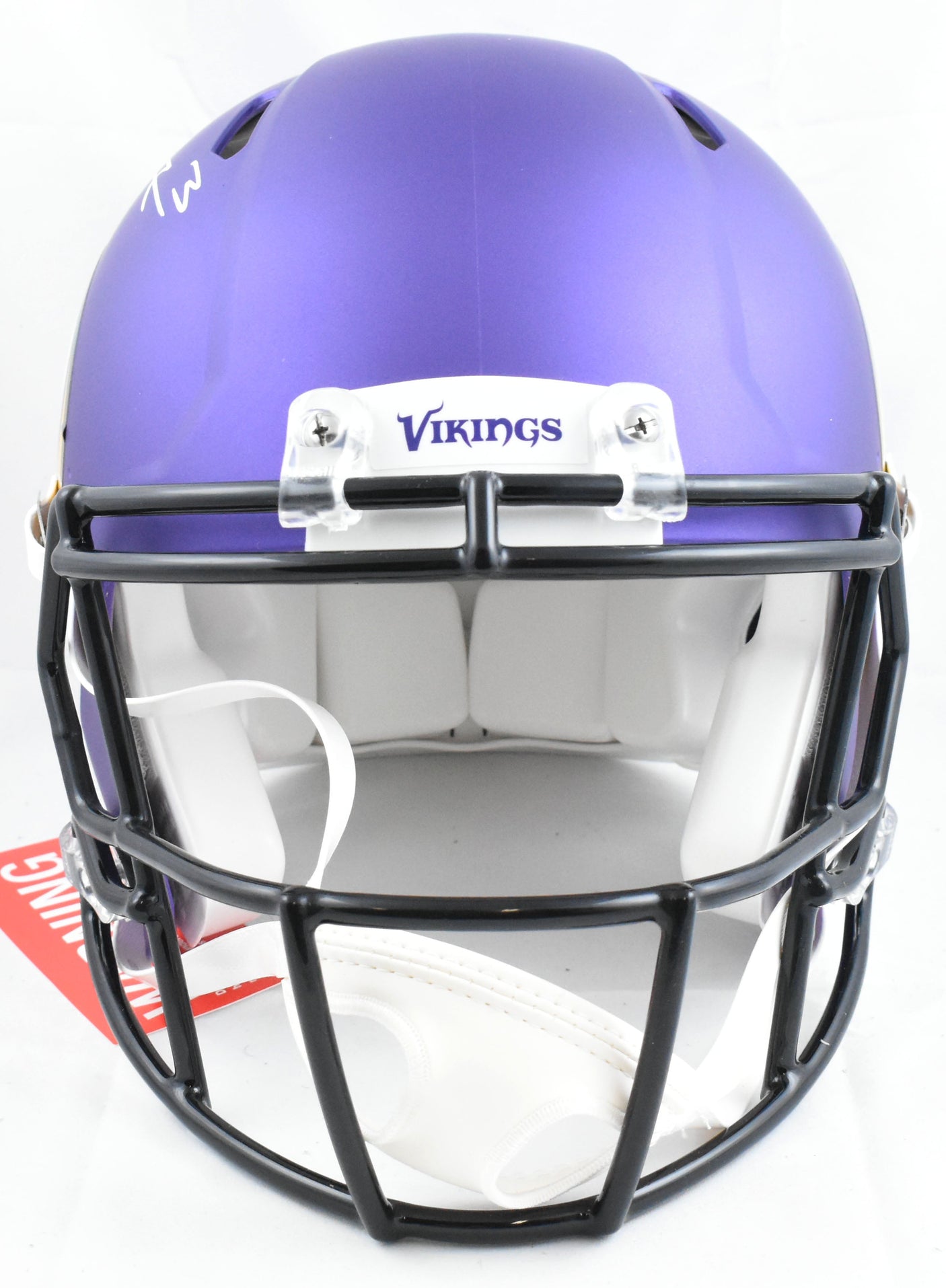 Jordan Addison Autographed Vikings F/S Speed Authentic Helmet-Beckett W Hologram