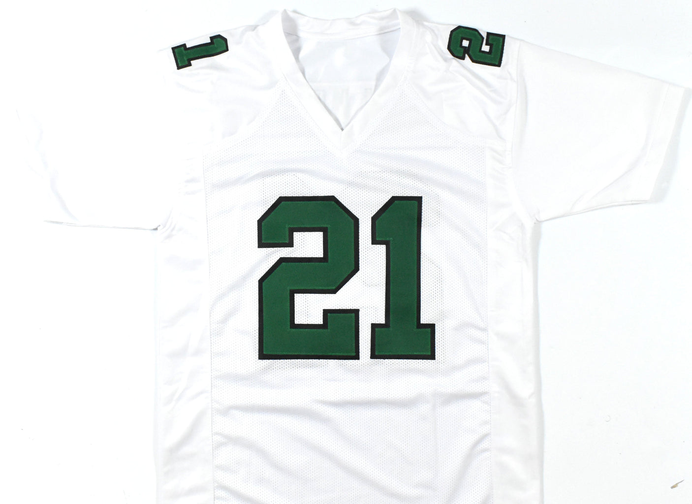 Eric Allen Autographed White Pro Style Jersey - Beckett W Hologram *Silver