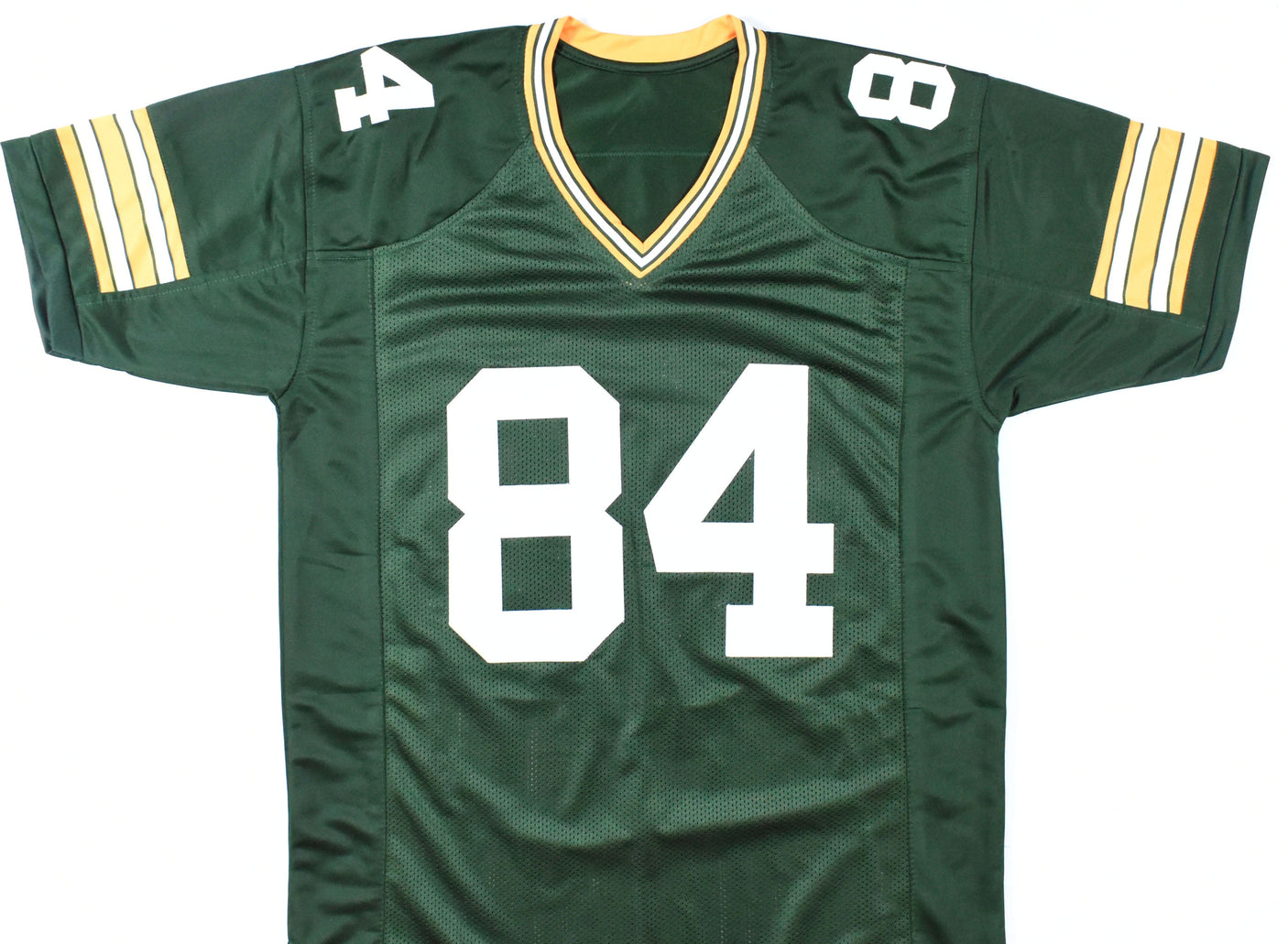 Sterling Sharpe Autographed Green Pro Style Jersey HOF - Beckett W Hologram