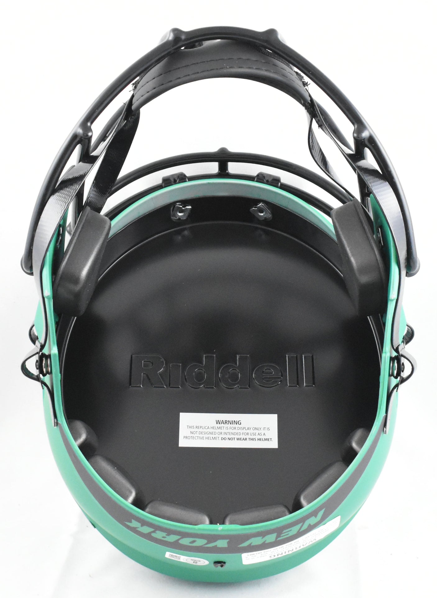 Darrelle Revis Autographed New York Jets F/S Rave Speed Helmet - Beckett W Holo