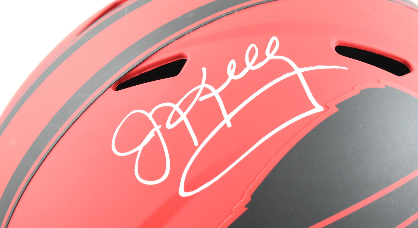 Jim Kelly Autographed Buffalo Bills F/S Rave Speed Helmet - Beckett W Hologram