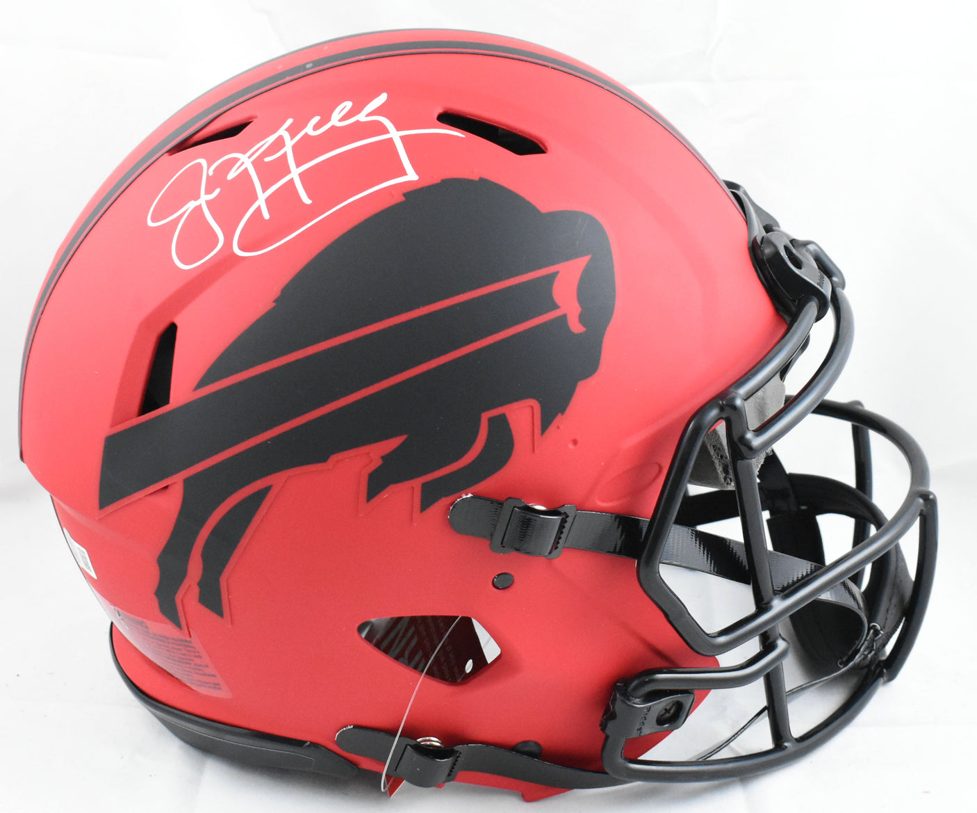 Jim Kelly Autographed Bills F/S Rave Speed Authentic Helmet - Beckett W Hologram