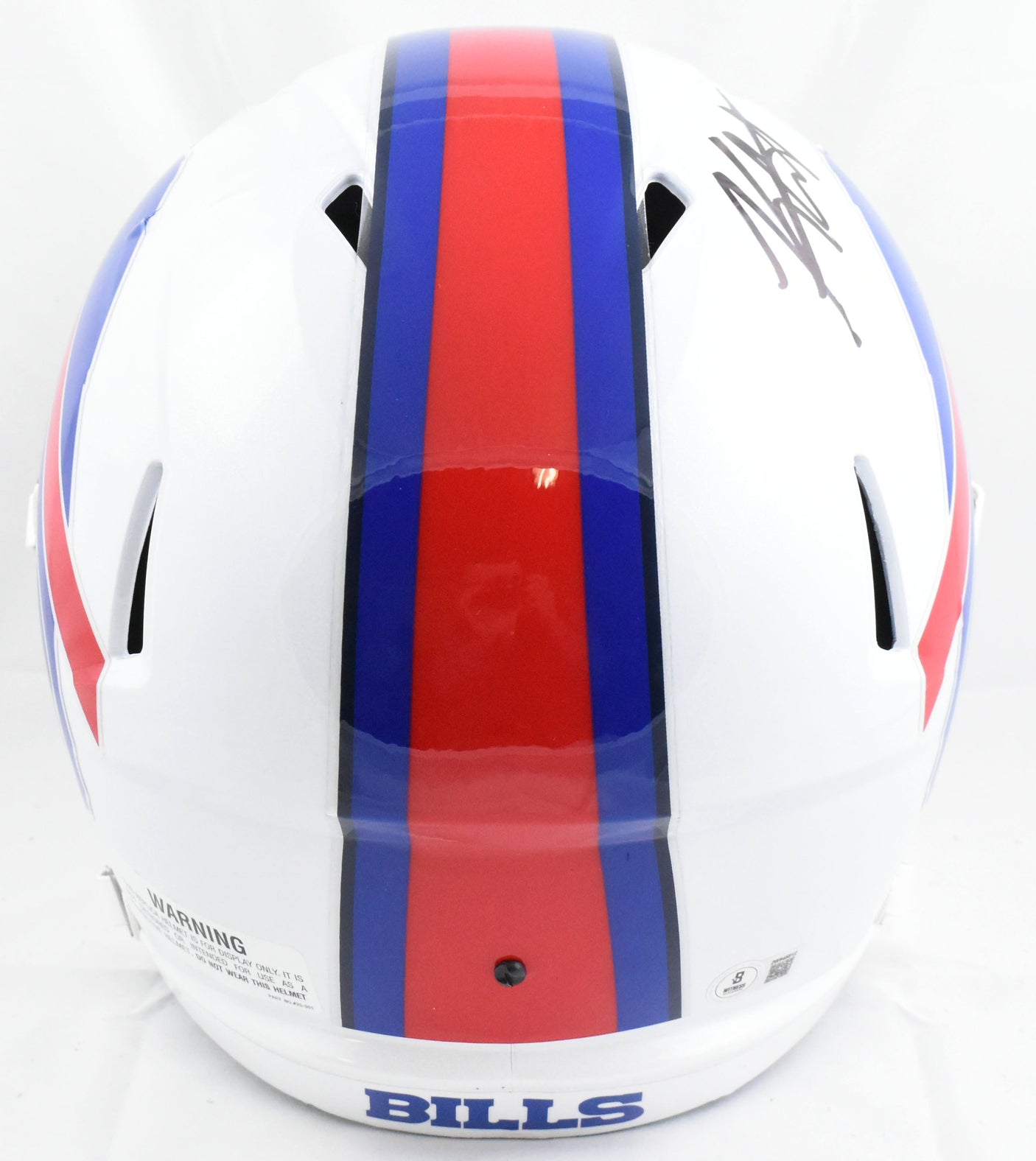 Keon Coleman Autographed Buffalo Bills F/S Speed Helmet - Beckett W Hologram