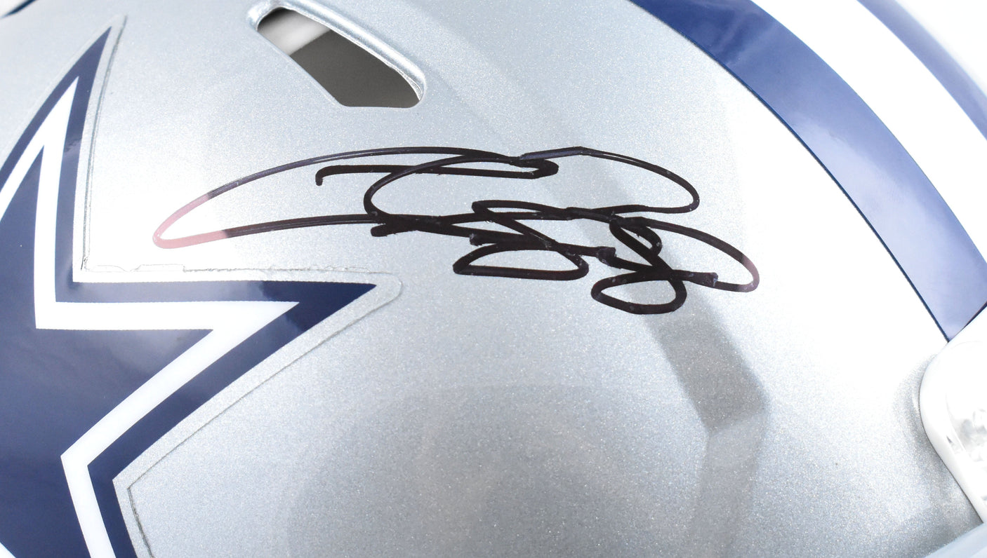 CeeDee Lamb Autographed Dallas Cowboys F/S Speed Authentic Helmet - Fanatics