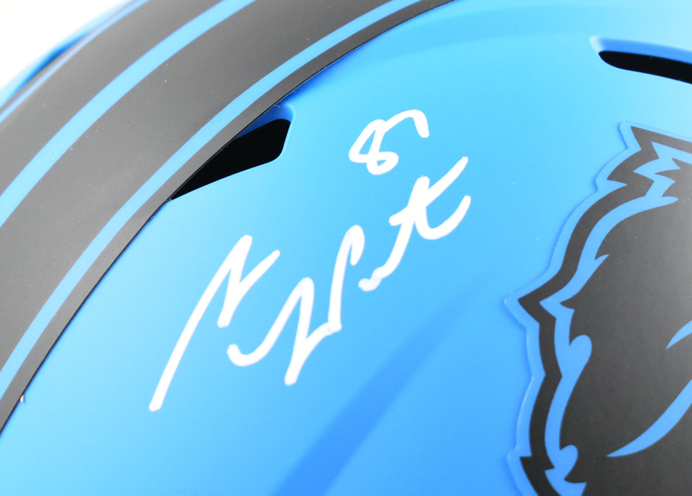 Sam LaPorta Autographed Detroit Lions F/S Rave Speed Helmet - Beckett W Hologram