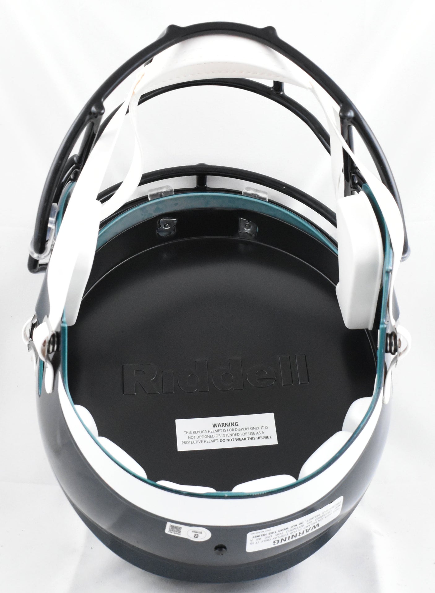 Eric Allen Autographed Philadelphia Eagles F/S Speed Helmet HOF- Beckett W Holo