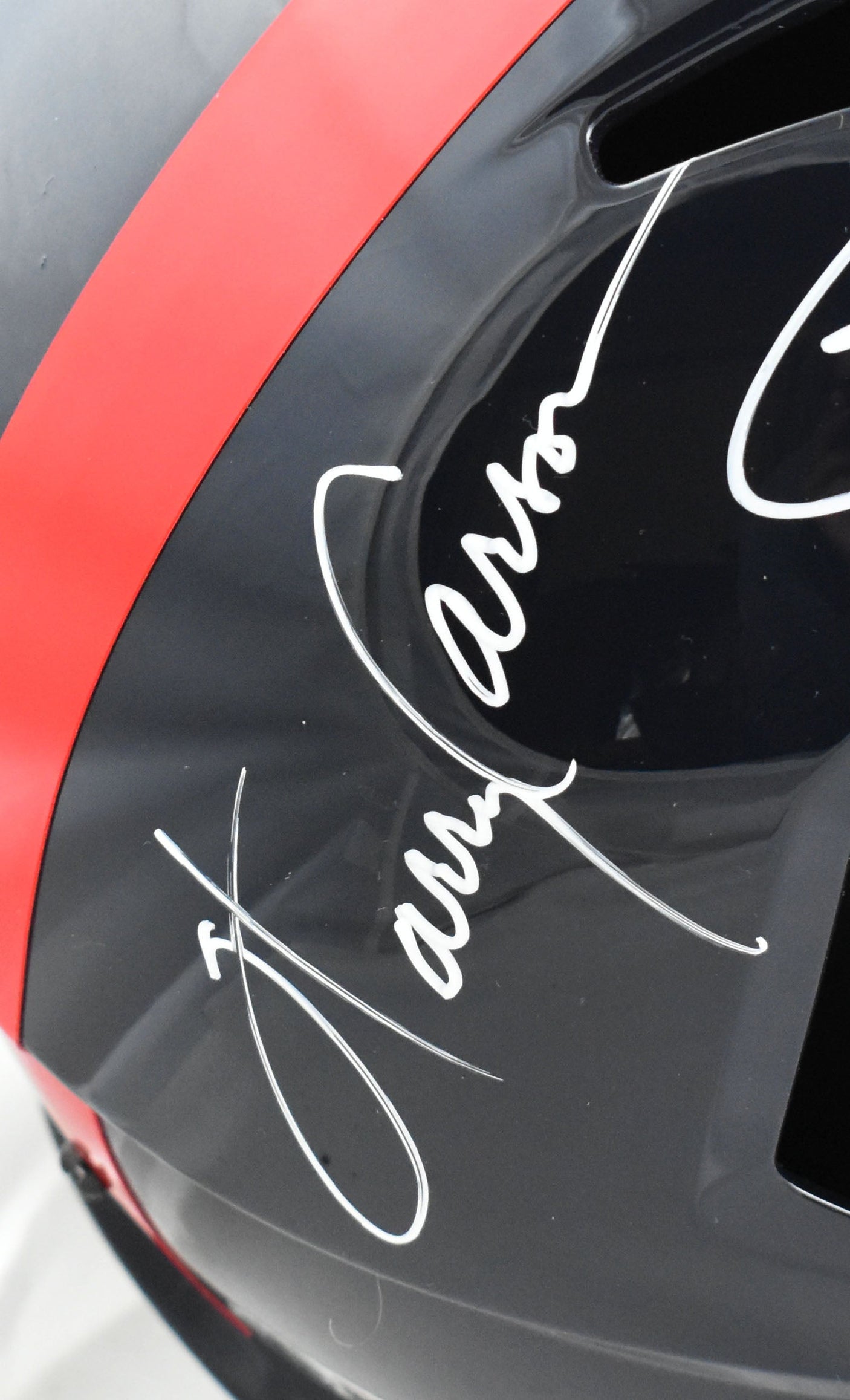 Taylor/Carson/Simms Autographed New York Giants F/S Speed Helmet-Beckett W Holo