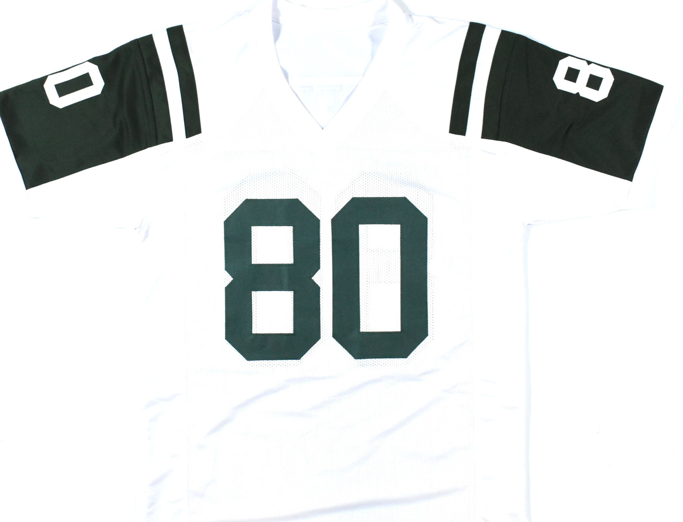 Wayne Chrebet Autographed White Pro Style Jersey - Beckett W Hologram *Silver