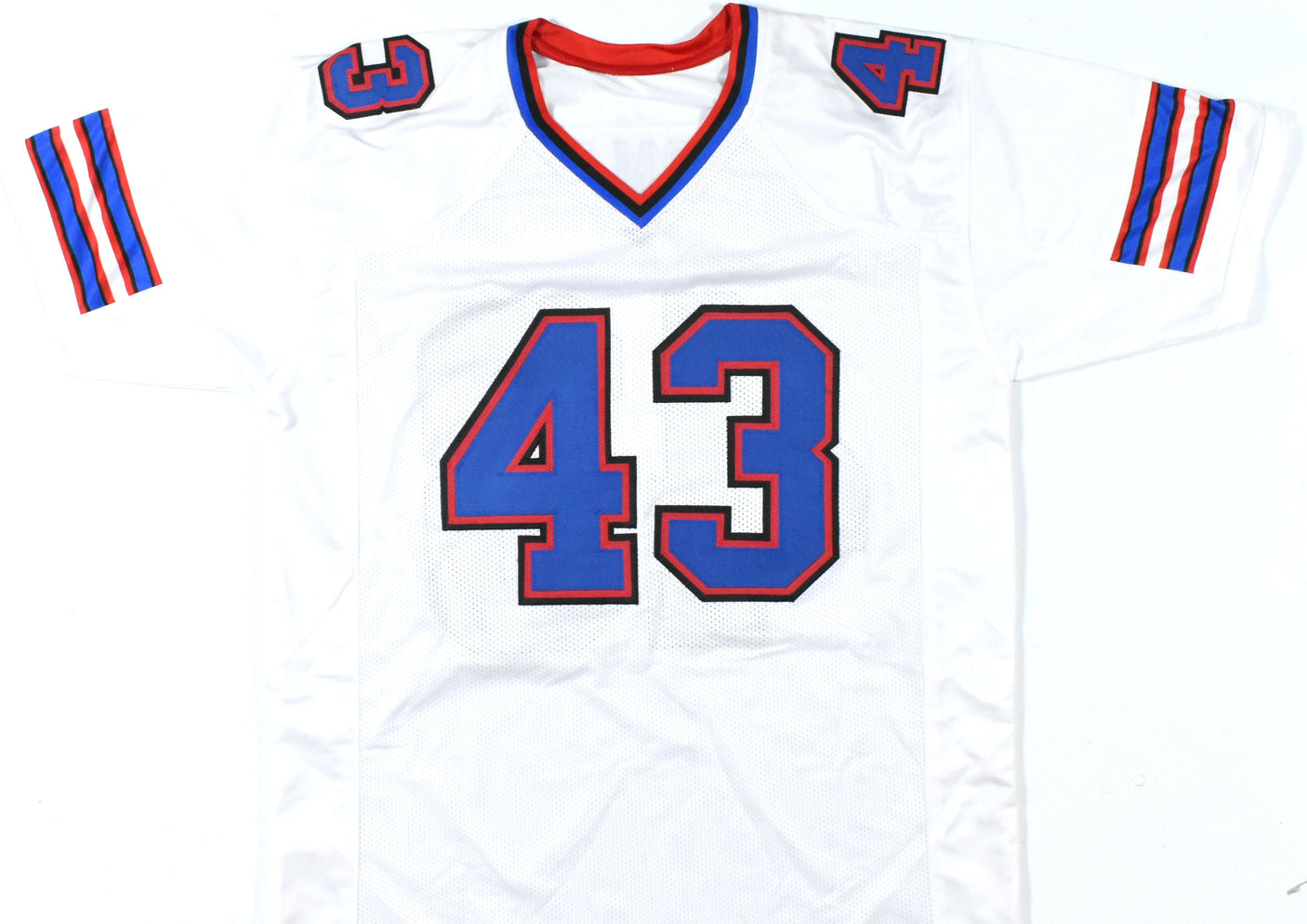 Terrel Bernard Autographed White Pro Style Jersey - Prova *Silver