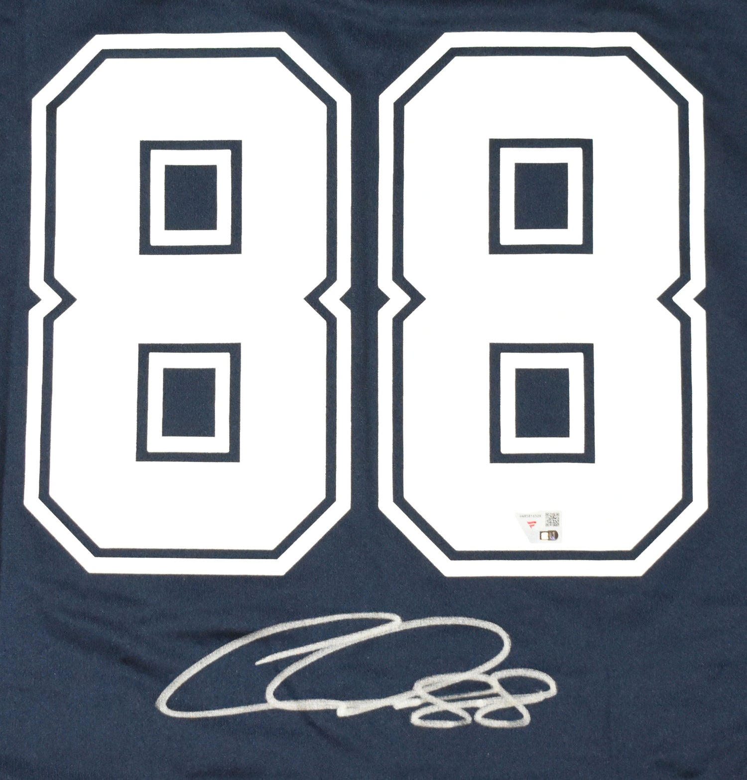 CeeDee Lamb Autographed Dallas Cowboys Blue Nike Game Jersey - Fanatics *Silver