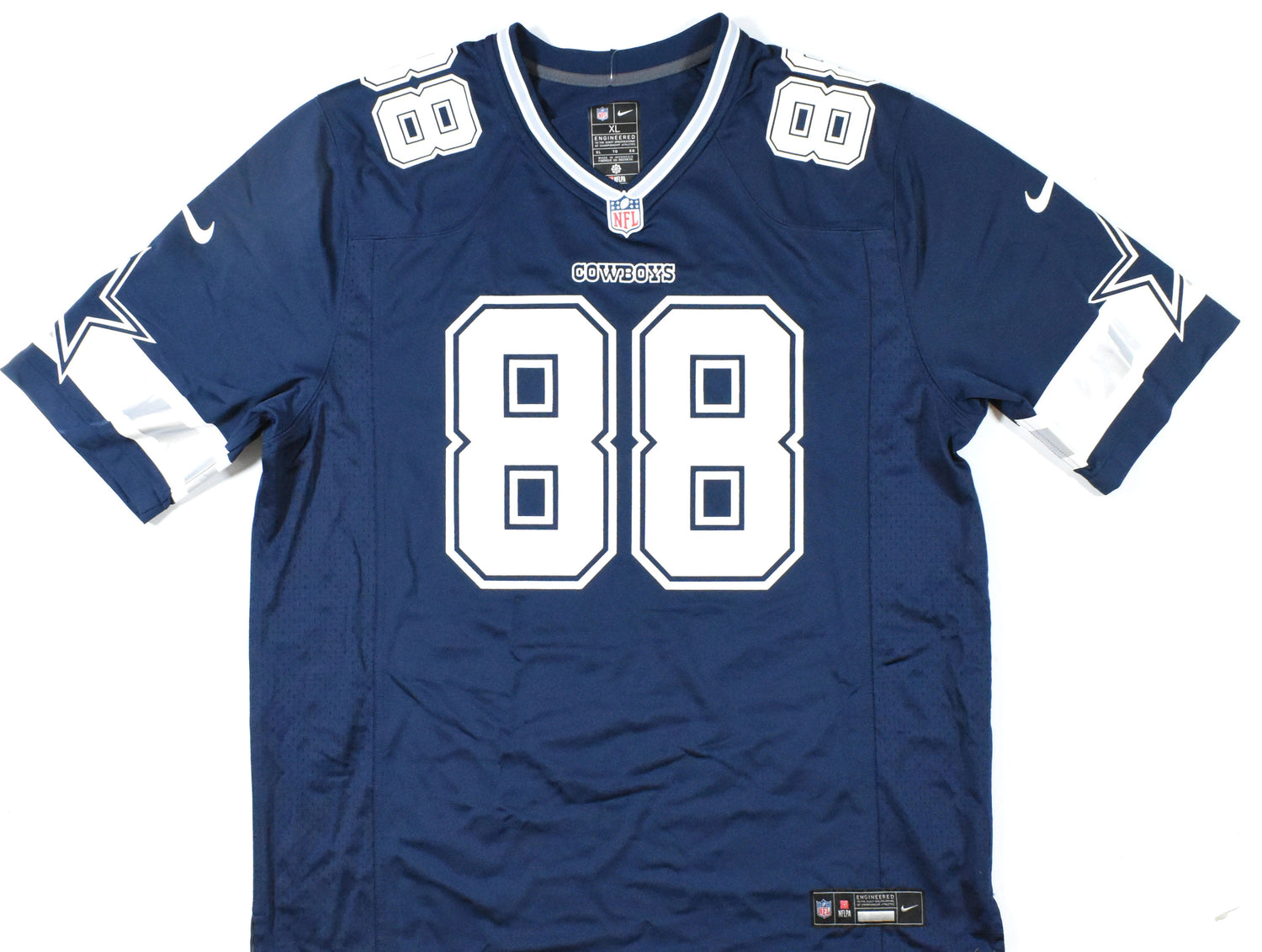 CeeDee Lamb Autographed Dallas Cowboys Blue Nike Game Jersey - Fanatics *Silver