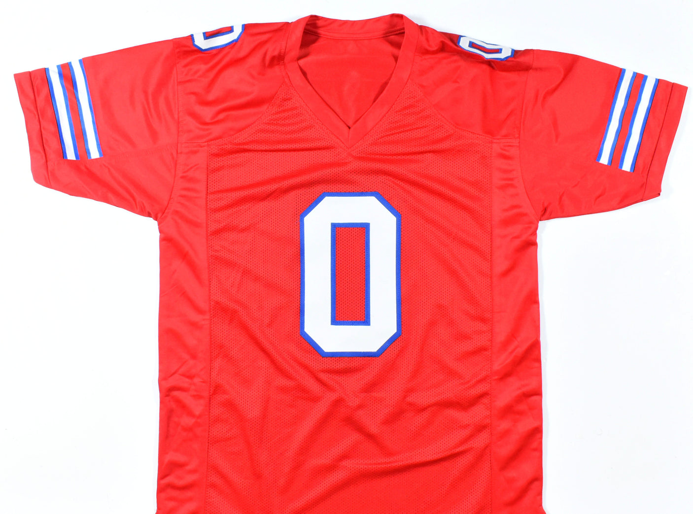 Keon Coleman Autographed Red Pro Style Jersey - Beckett W Hologram *Black