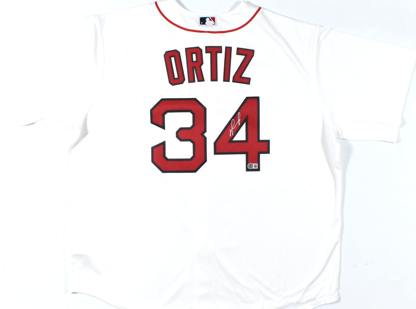 David Ortiz Autographed Red Sox Nike Cooperstown Jersey - Beckett W Hologram