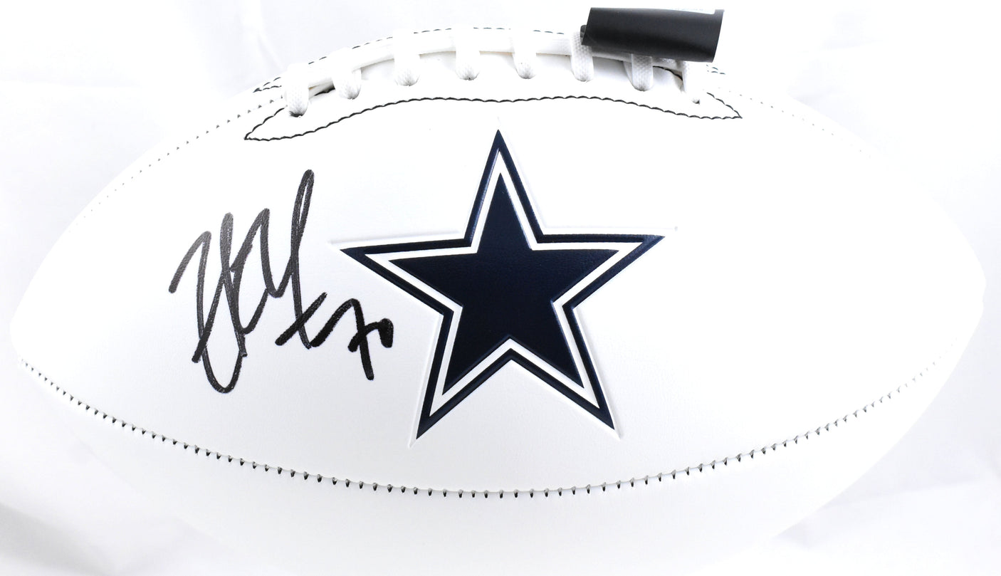 Zack Martin Autographed Dallas Cowboys Logo Football - Beckett W Hologram