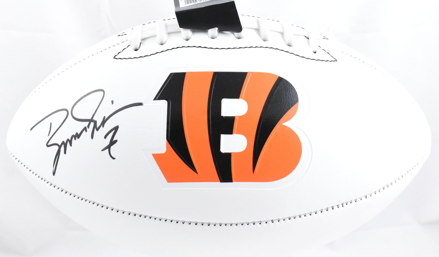 Boomer Esiason Autographed Cincinnati Bengals Logo Football - Beckett W Hologram