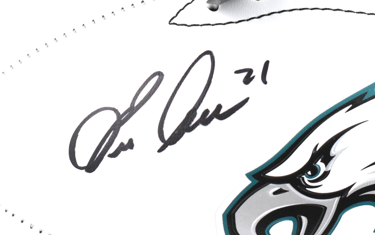 Eric Allen Autographed Philadelphia Eagles Logo Football HOF- Beckett W Hologram