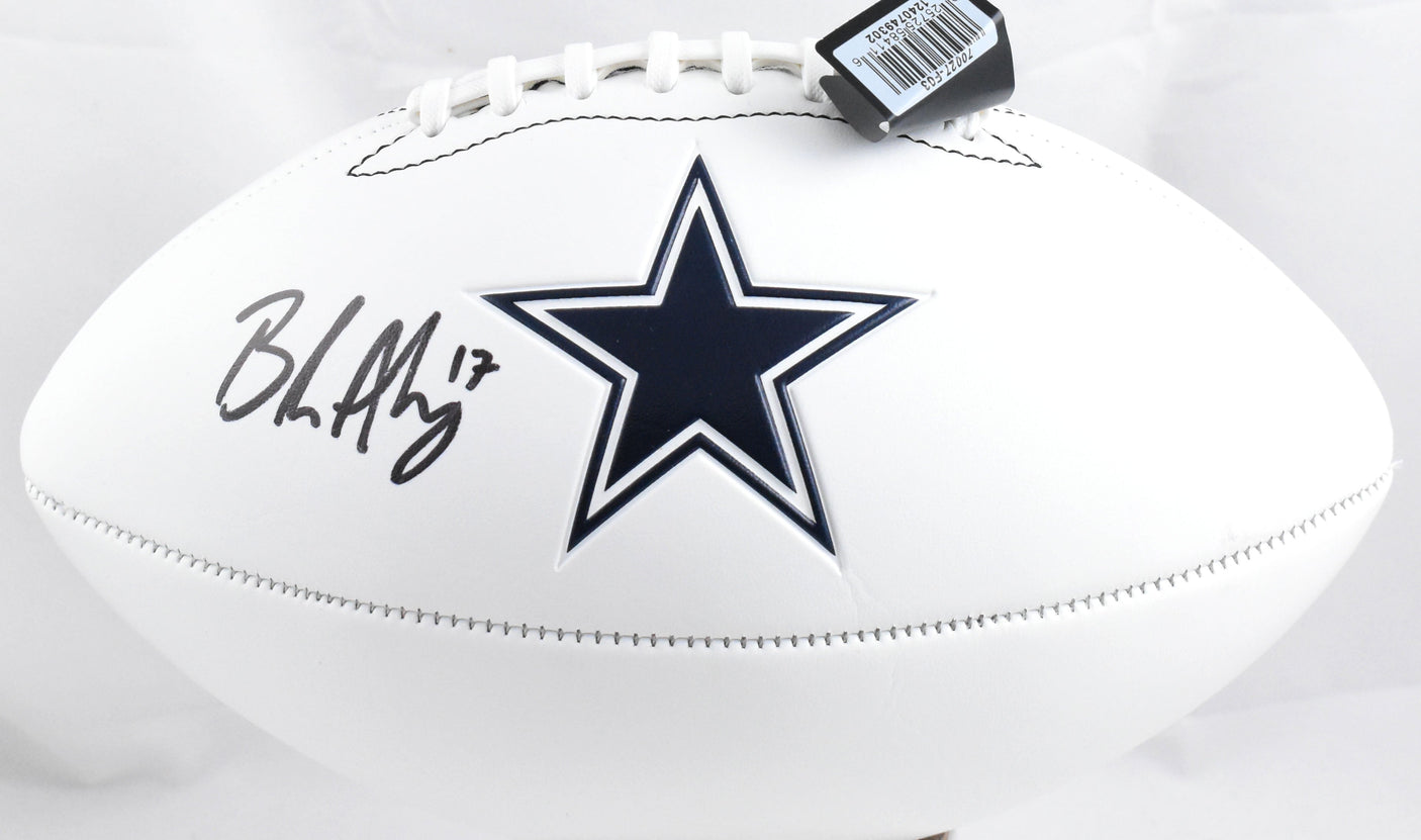 Brandon Aubrey Autographed Dallas Cowboys Logo Football - Prova *Black