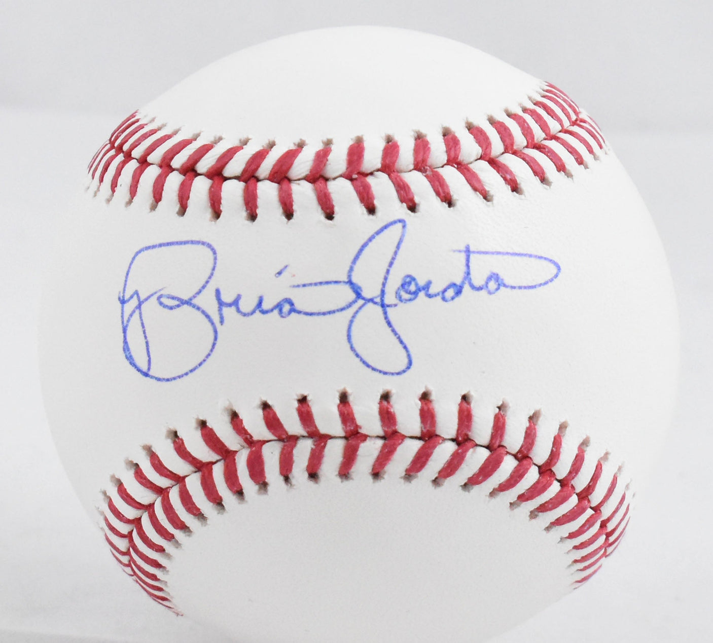 Brian Jordan Autographed Rawlings OML Baseball - Beckett W Hologram *Blue