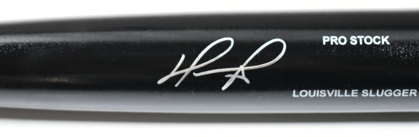 David Ortiz Signed Black Louisville Slugger Pro Baseball Bat-Beckett W Hologram