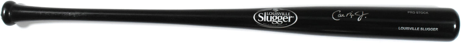 Cal Ripken Jr Autographed Black Louisville Slugger Pro Baseball Bat - Fanatics