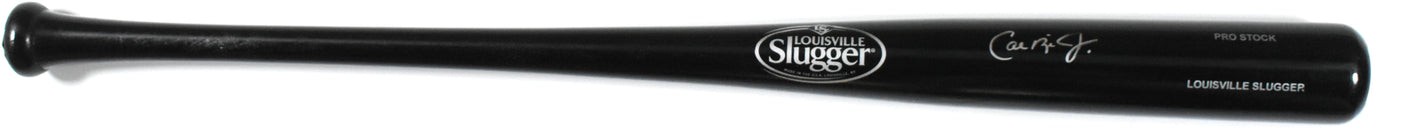 Cal Ripken Jr Autographed Black Louisville Slugger Pro Baseball Bat - Fanatics
