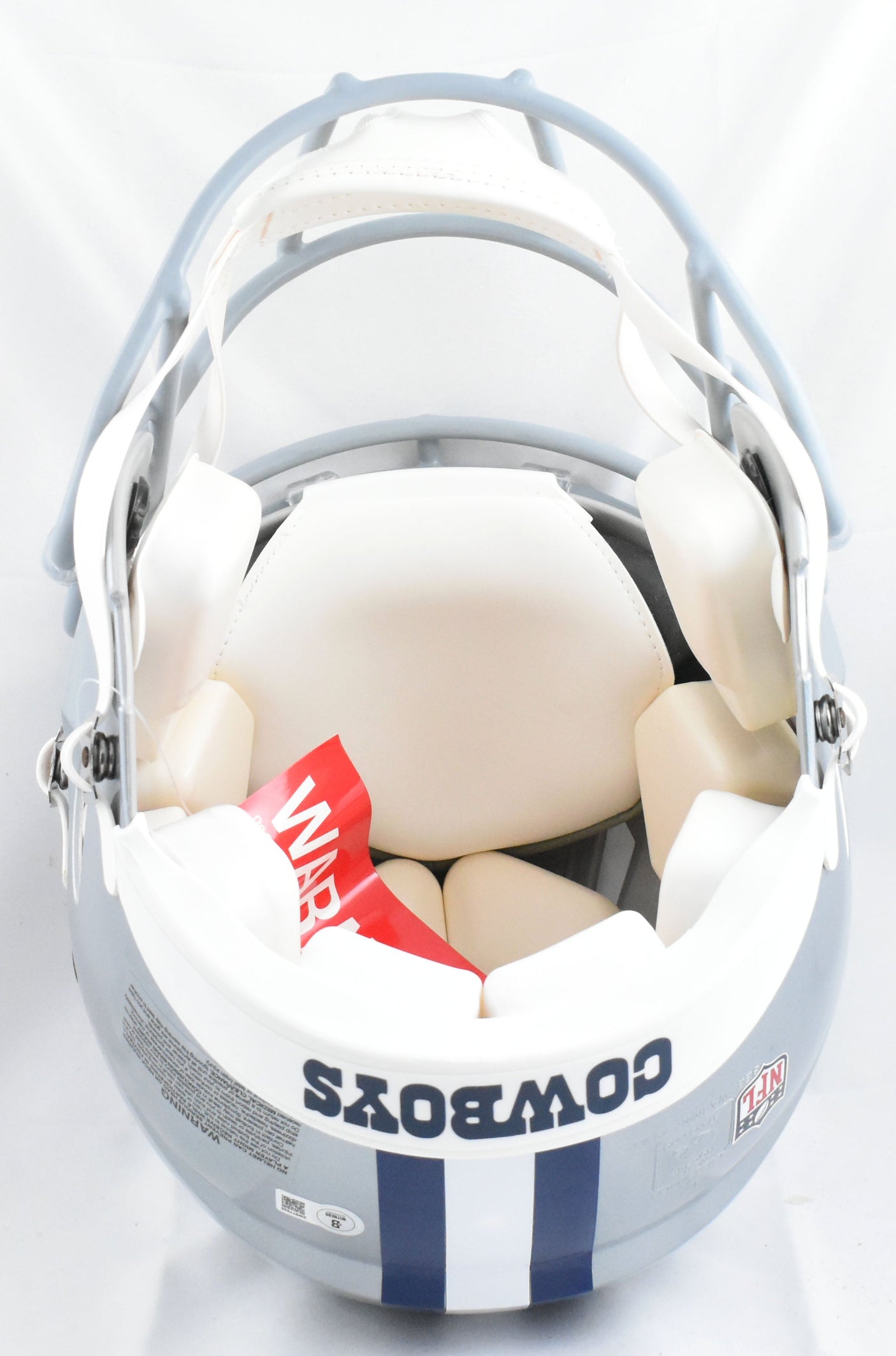 Dak Prescott Autographed Dallas Cowboys F/S Speed Authentic Helmet-BeckettW Holo