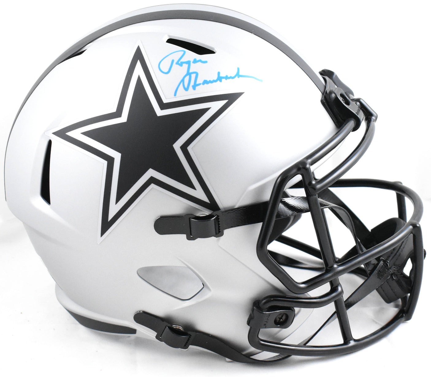 Roger Staubach Autographed Dallas Cowboys F/S Rave Speed Helmet - Beckett W Holo