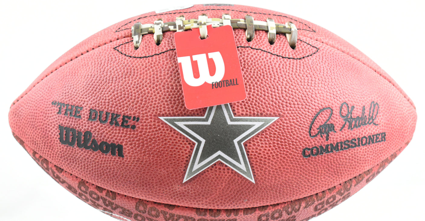 Roger Staubach Autographed Dallas Cowboys Showcase Duke Football- Beckett W Holo