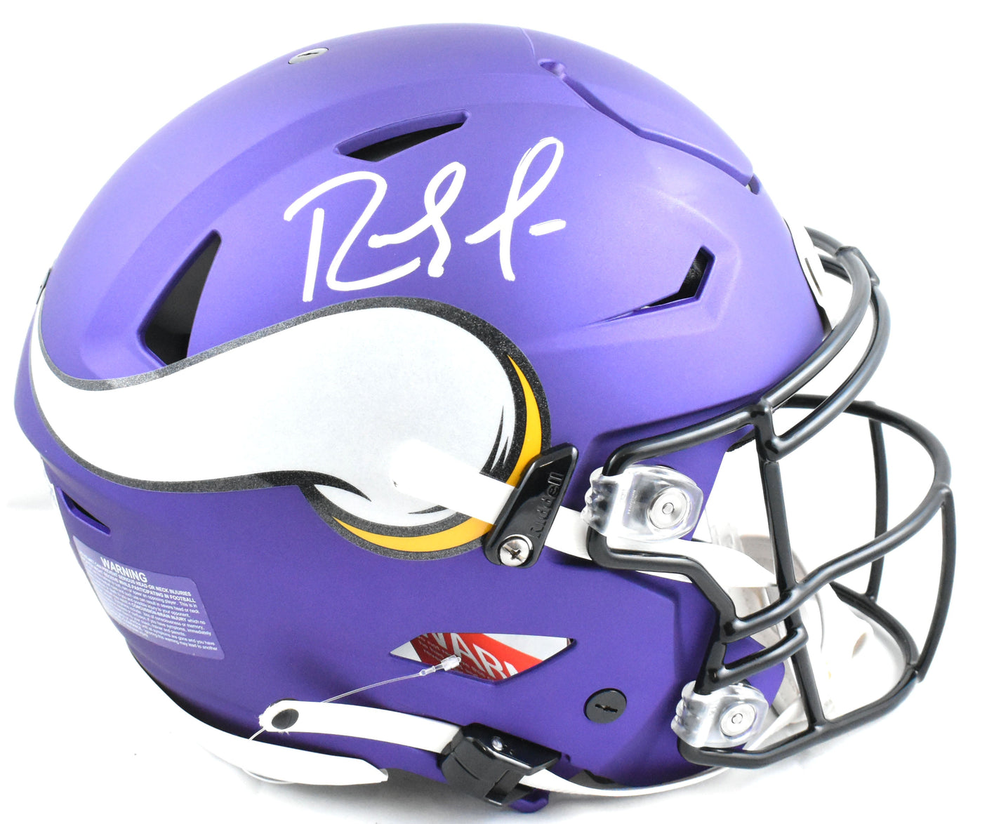 Randy Moss Autographed Vikings F/S SpeedFlex Helmet - Beckett W Hologram