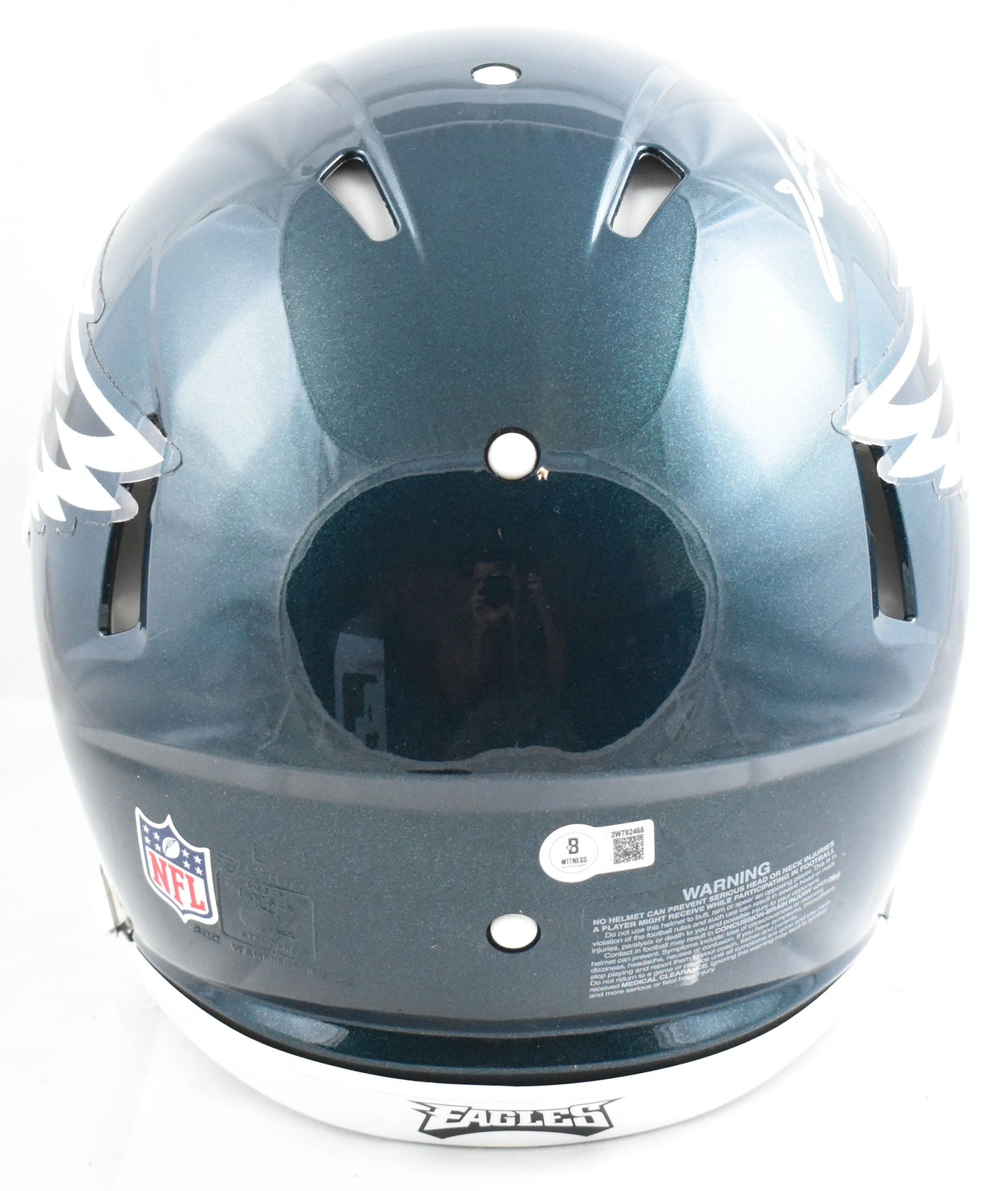 Jalen Carter Autographed Eagles F/S Speed Authentic Helmet - Beckett W Hologram