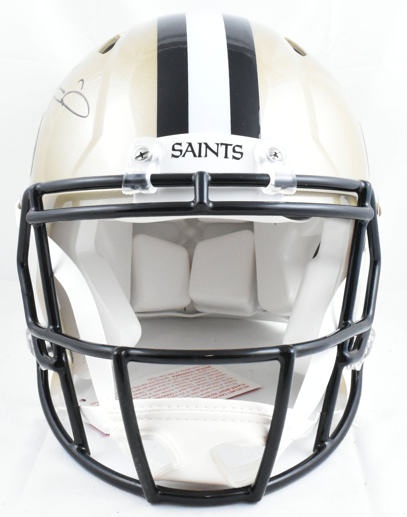 Alvin Kamara Autographed Saints F/S Speed Authentic Helmet - Beckett W Hologram