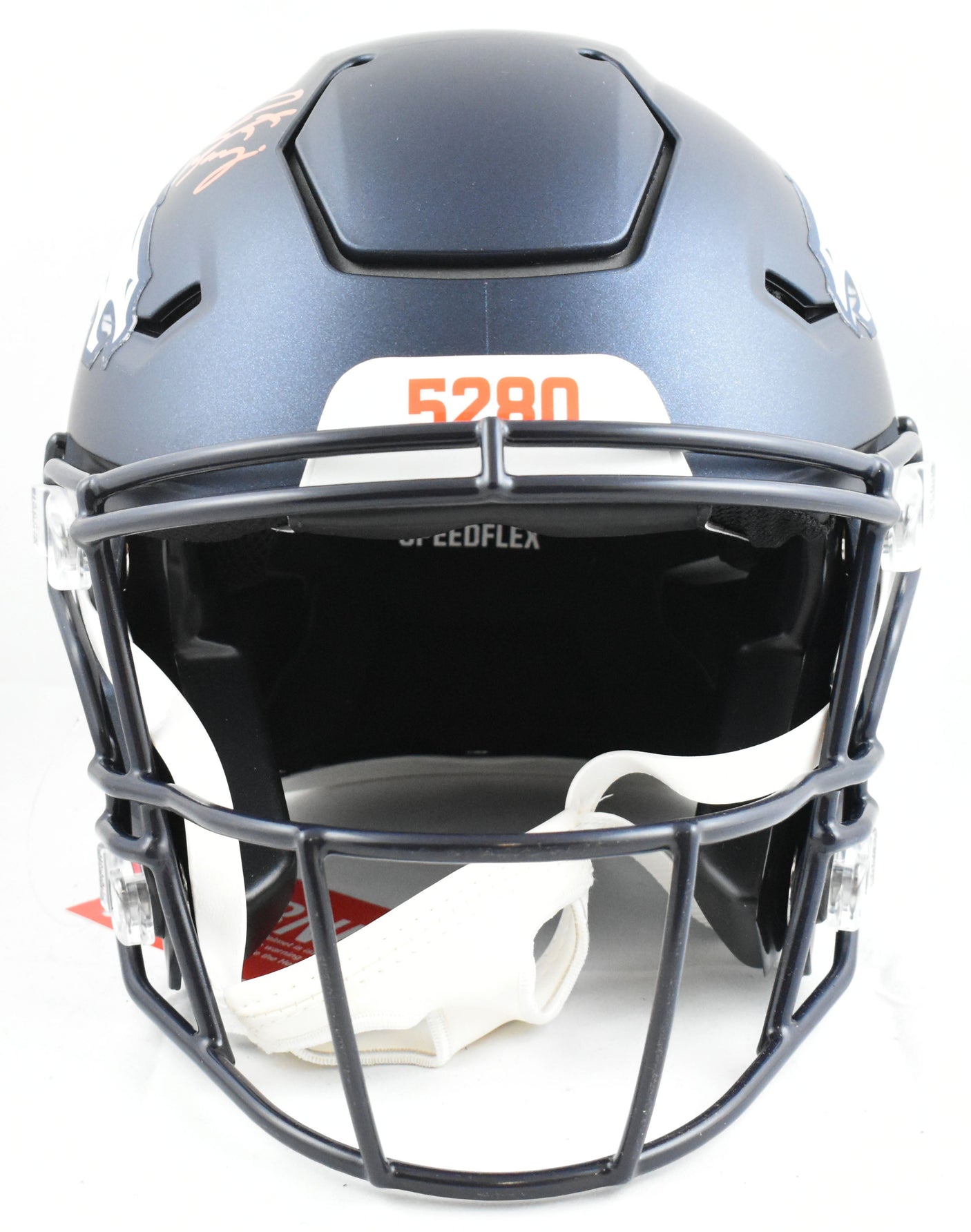 Peyton Manning Autographed Denver Broncos F/S Speed Flex Helmet-Fanatics *Orange