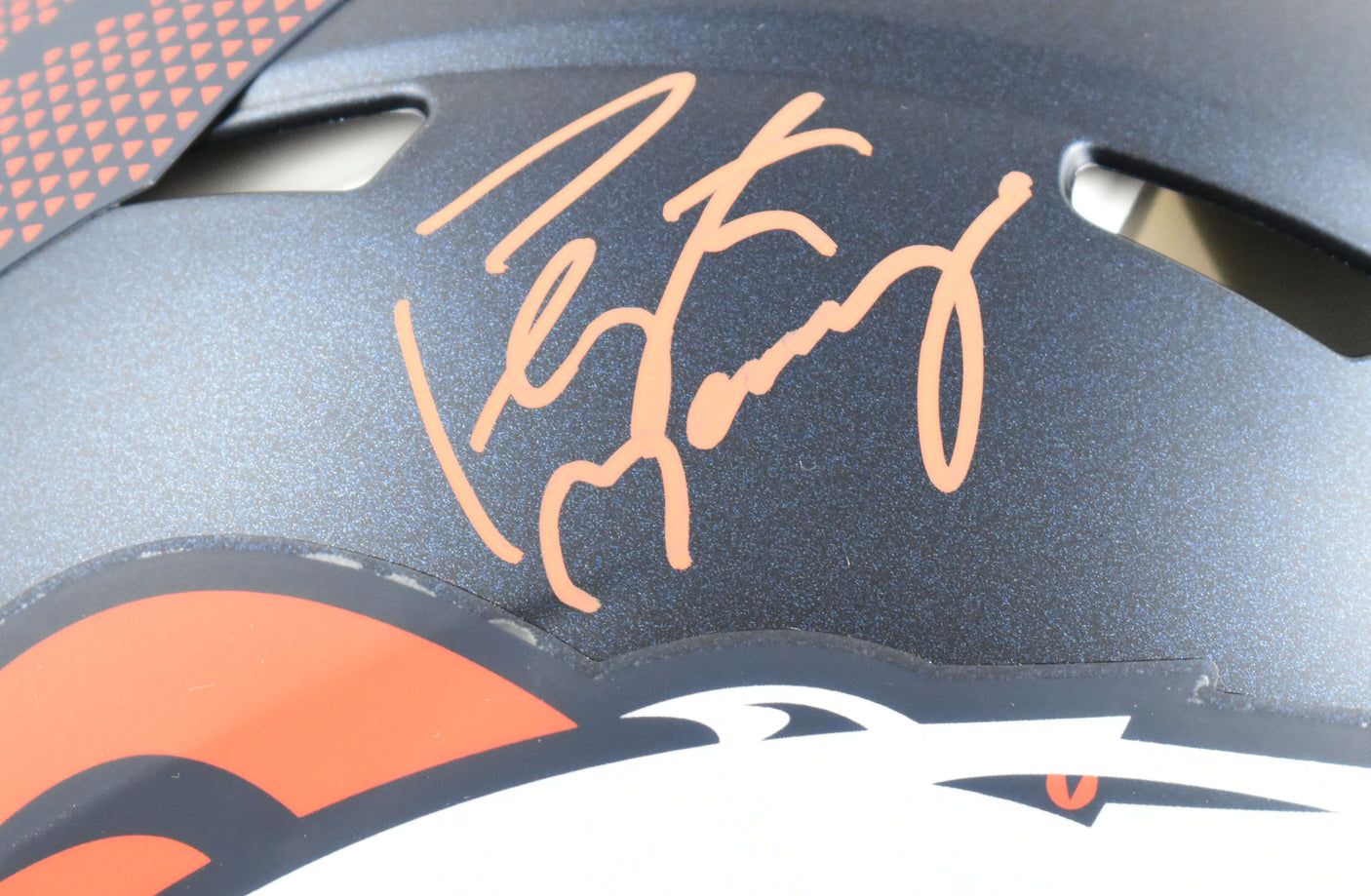 Peyton Manning Autographed Denver Broncos F/S Speed Authentic Helmet - Fanatics