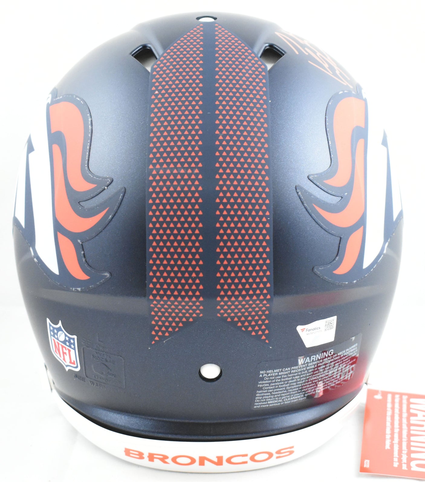 Peyton Manning Autographed Denver Broncos F/S Speed Authentic Helmet - Fanatics