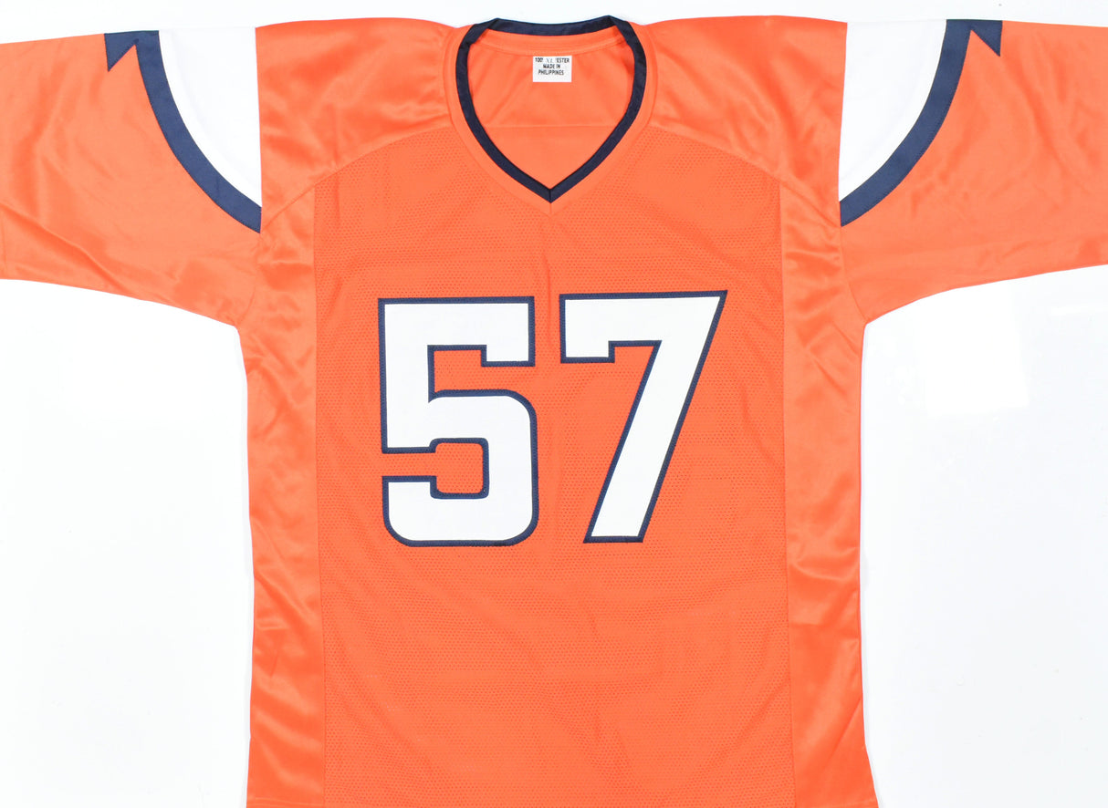 Dre Greenlaw Autographed Orange Pro Style Jersey - Beckett W Hologram *Black