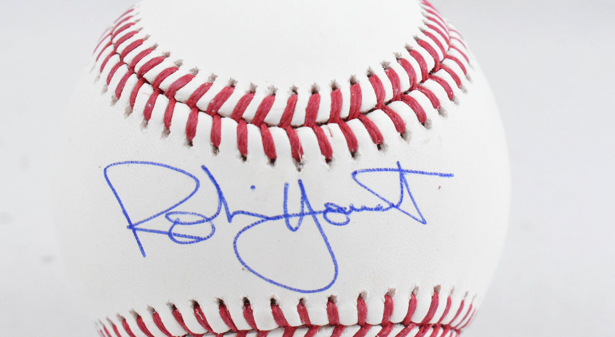 Robin Yount Autographed Rawlings OML Baseball - Beckett W Hologram *Blue