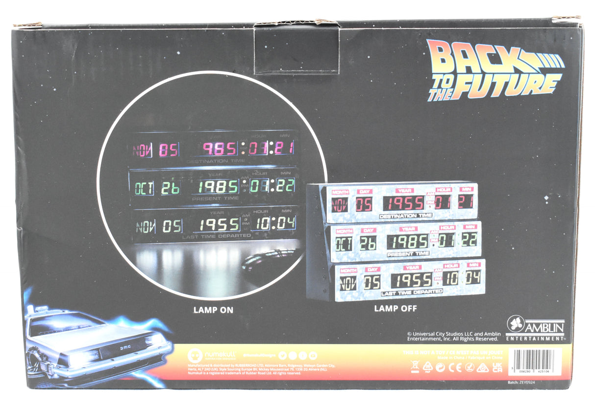 Michael J. Fox Signed Back to the Future Dashboard Desk Lamp- Beckett W Hologram