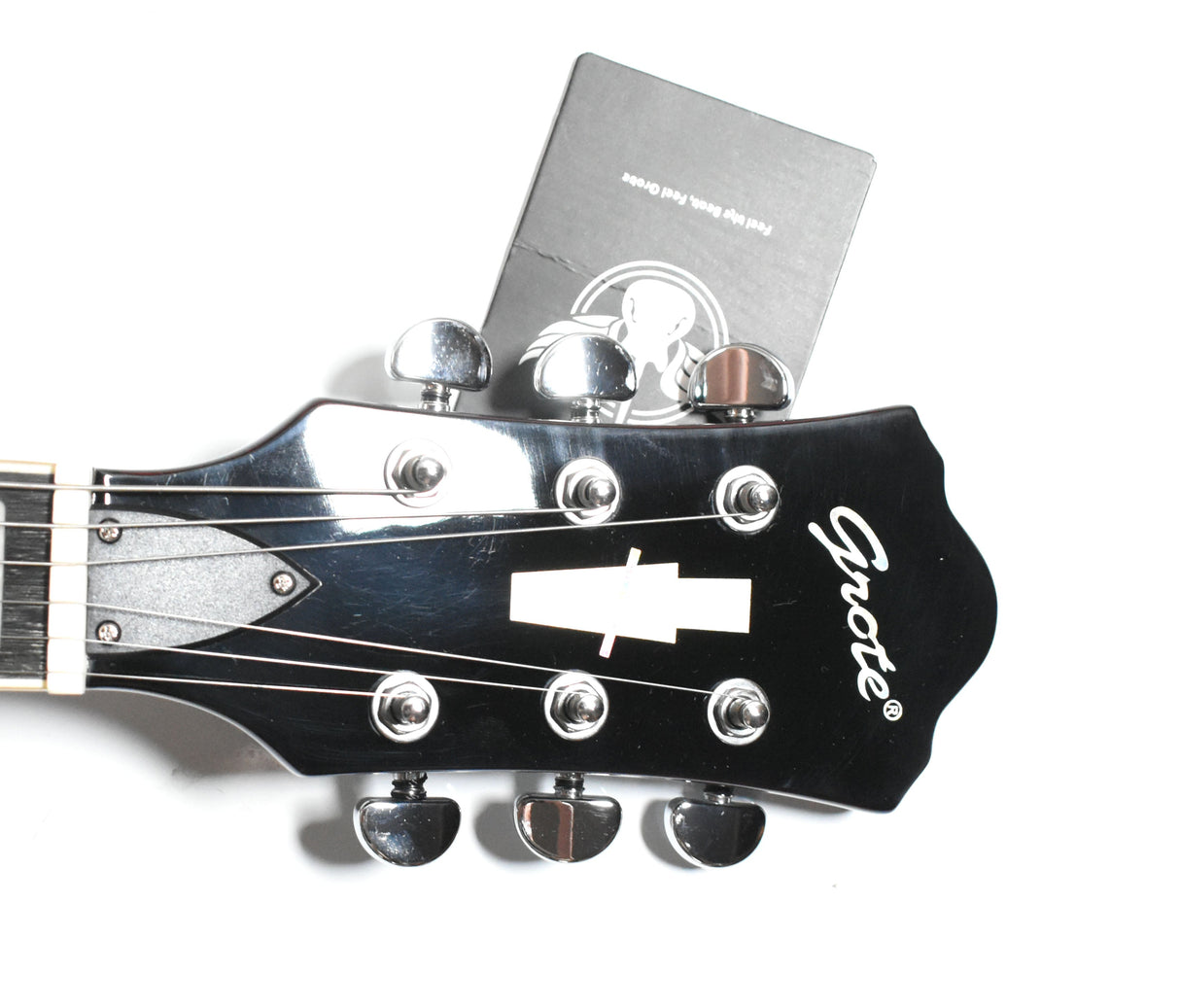Michael J. Fox Autographed Back to the Future Grote Guitar #2-Beckett W Hologram