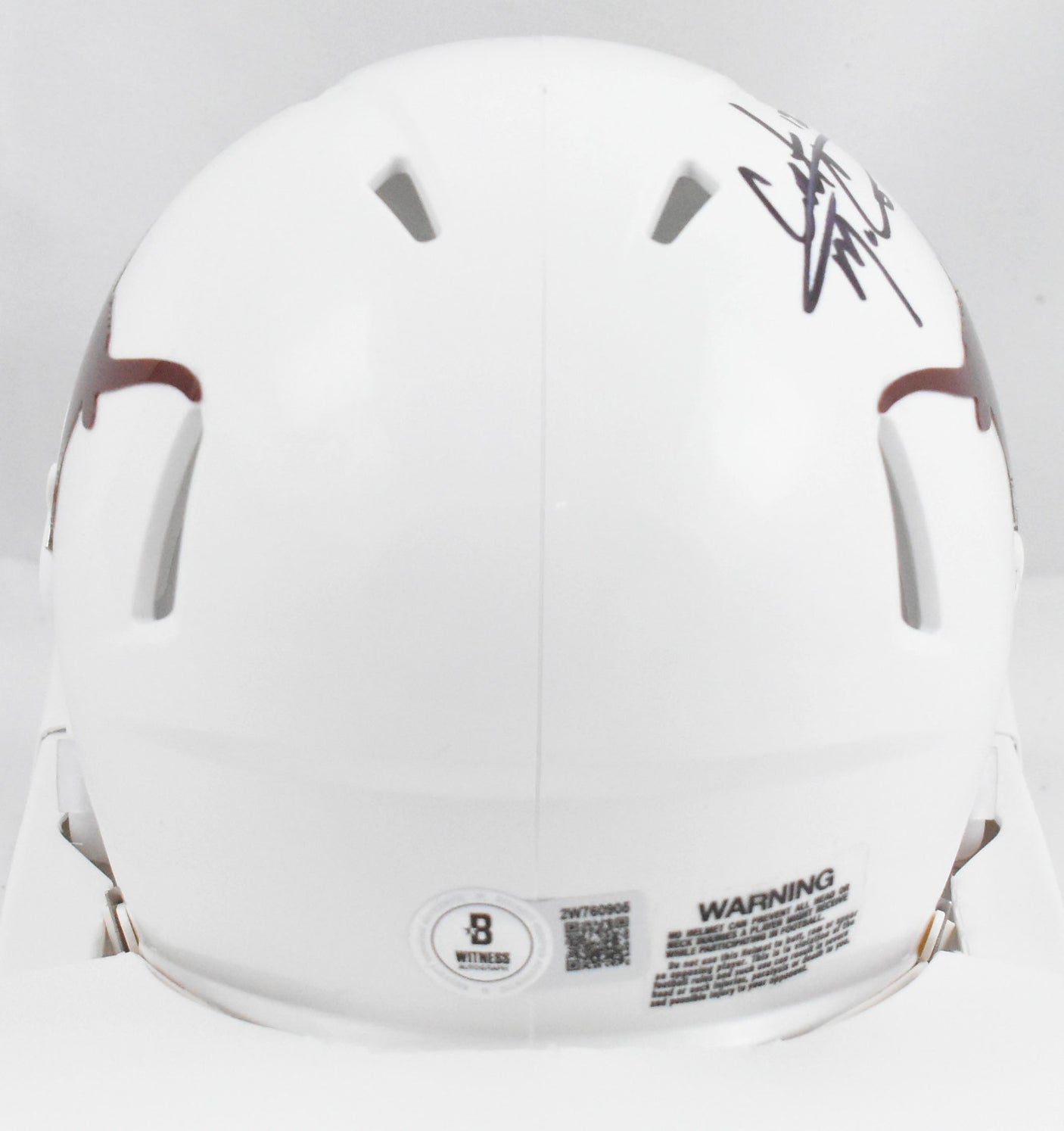 Colt McCoy Autographed Texas Longhorns Speed Mini Helmet - Beckett W Hologram